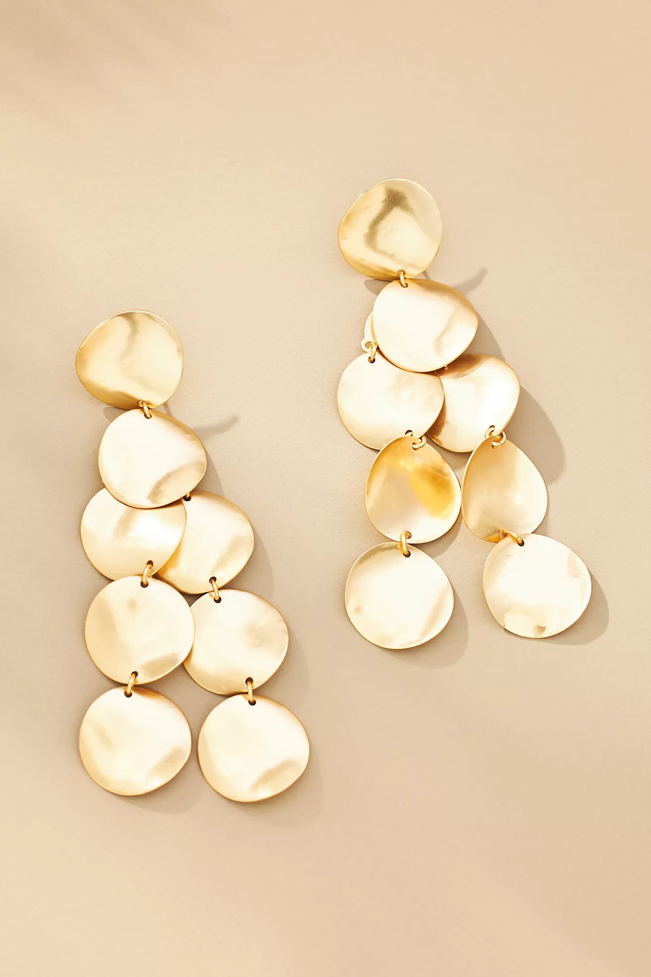 Round Discs Drop Earrings | Anthropologie (US)