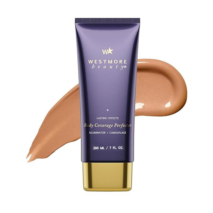 Westmore Beauty Body Coverage Perfector – Waterproof Leg & Body Makeup - Tattoo Cover Up Makeup... | Amazon (US)