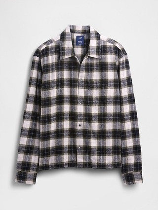 Organic Cotton Relaxed Flannel Shirt | Gap (US)