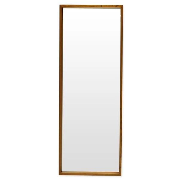 24" x 65" Brown Rectangle Wood Leaner Mirror by Drew Barrymore Flower Home | Walmart (US)
