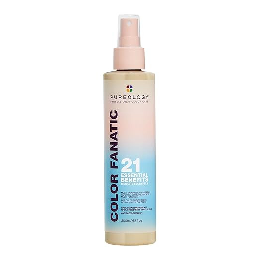 Pureology Color Fanatic Multi-Tasking Leave-In Spray - For Color-Treated Hair, Leave-In Heat Prot... | Amazon (US)