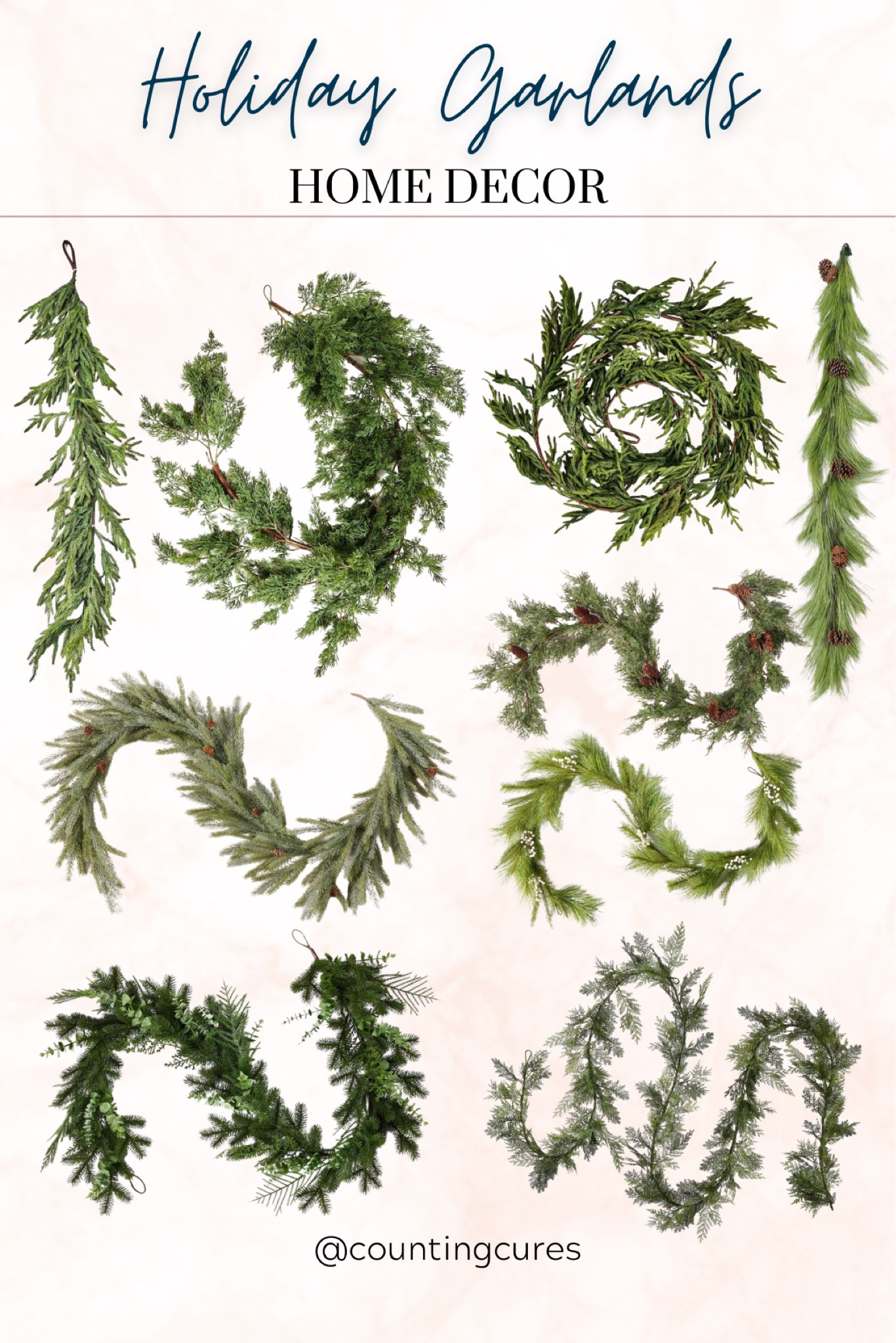 Elevate your holiday decor with these affordable garlands!
#christmasdecor #targetfinds #designtips #seasonalstyling

#LTKstyletip #LTKSeasonal #LTKhome