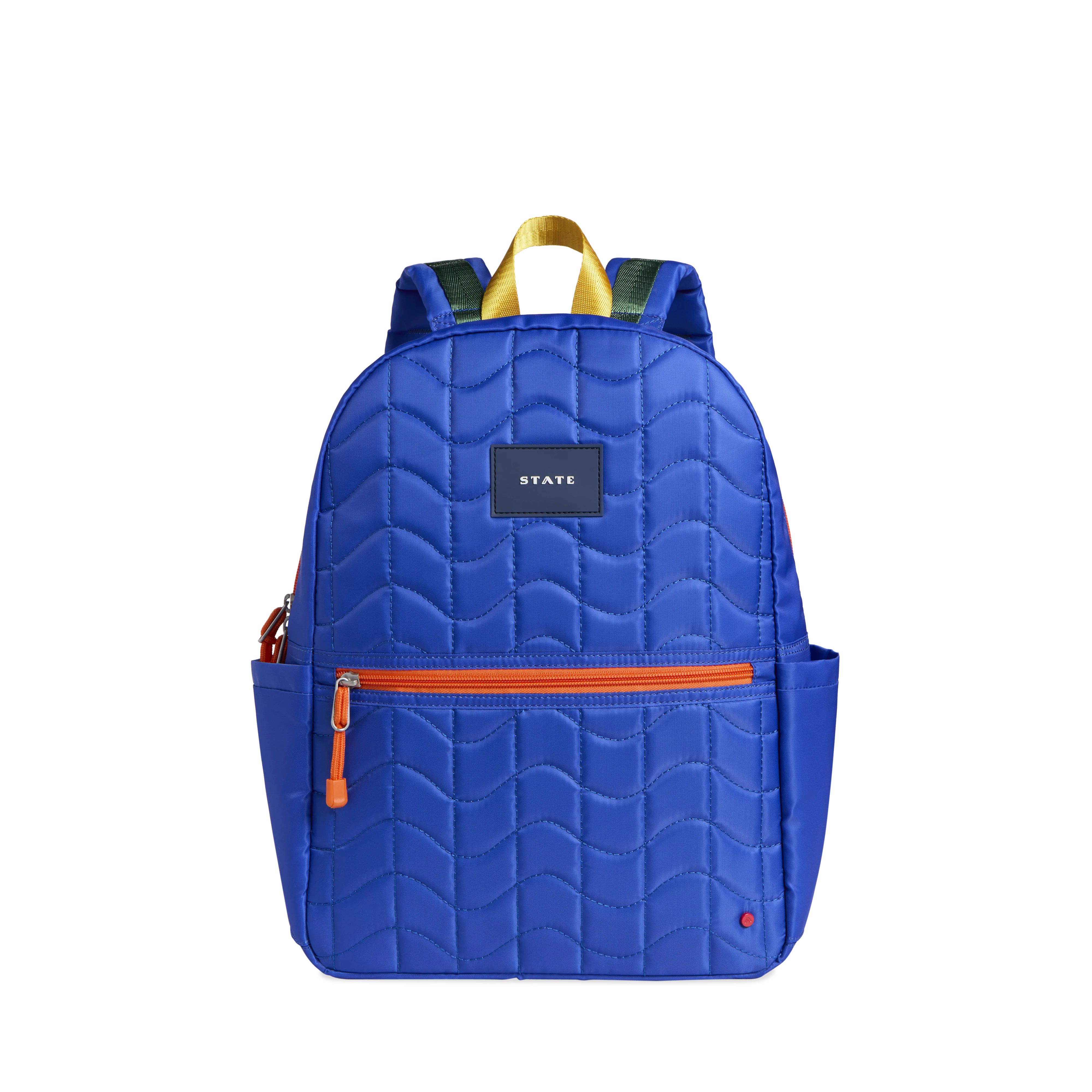 Kane Kids Travel Backpack Nylon Blue Wiggly Puffer | STATE Bags