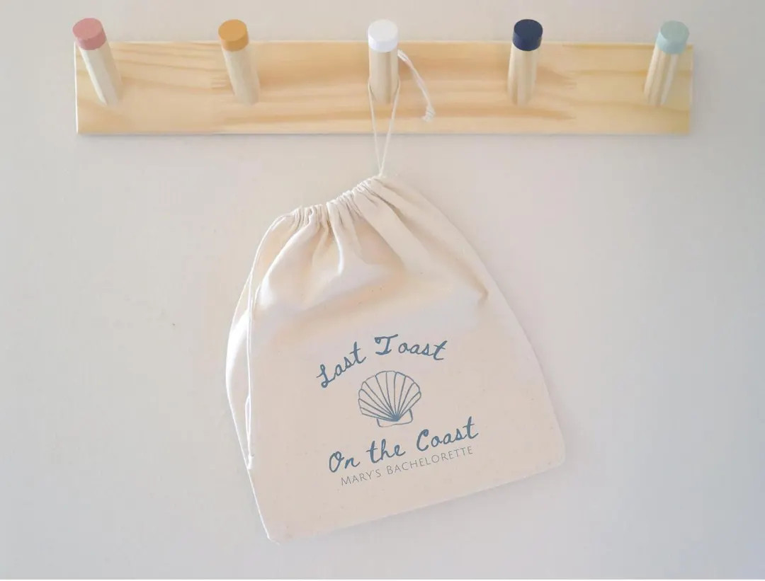 Last Toast on the Coast Bachelorette Party Recovery Kit for Bridesmaids Hangover Bag for Bachelor... | Etsy (US)