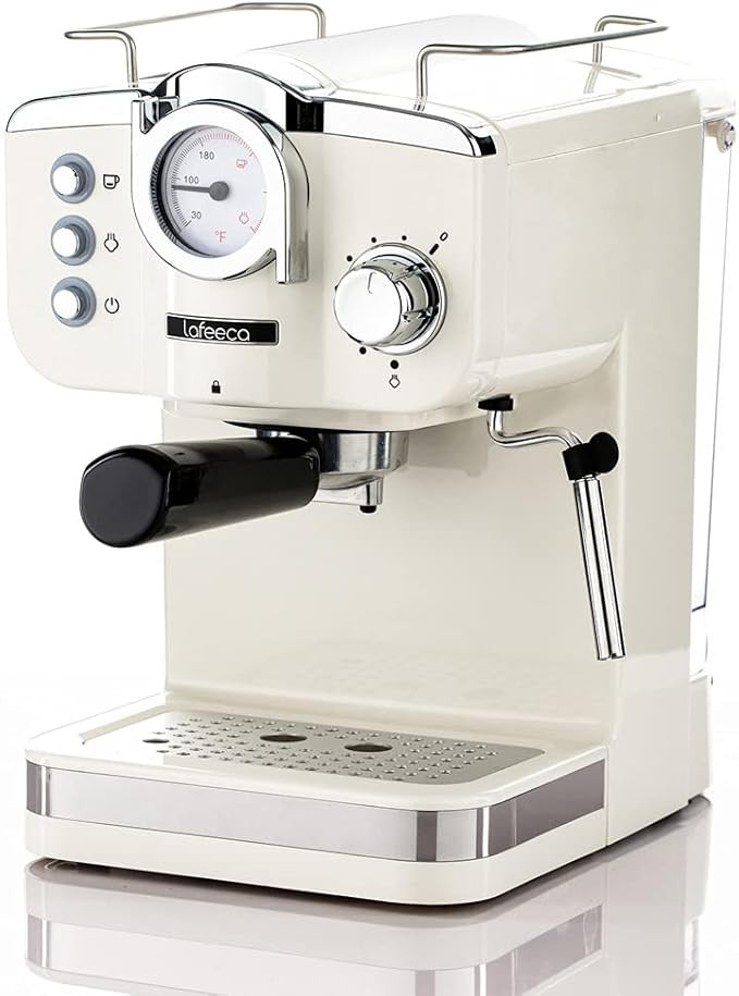 LAFEECA Espresso Machine 19 Bar Fast Heating Cappuccino Coffee Maker with Milk Frother Steam Wand... | Amazon (US)