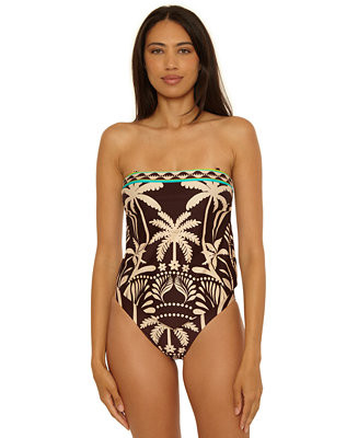 Trina TurkWomen's Strapless Printed Tankini Top | Macy's