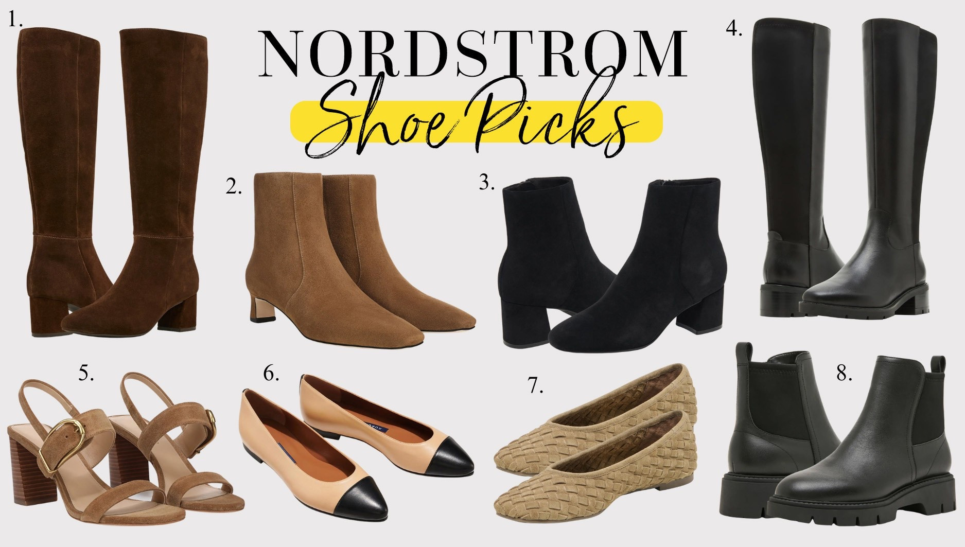 Fall shoe szn is officially here 🍂 8 Nordstrom picks I'm loving right now — from knee-high suede boots to my favorite everyday flats. Which pair are you grabbing first? 👢

https://chaseamie.com/nsale-2026/

#LTKootd #LTKSaleAlert #LTKSeasonal