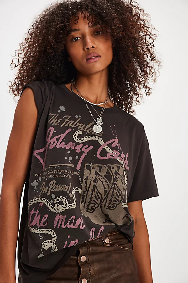 Johnny Cash The Man In Black Tee | Free People (Global - UK&FR Excluded)