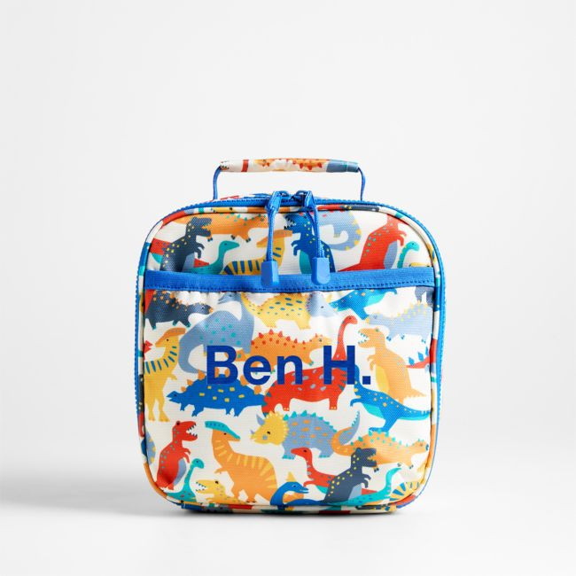Dino Party Standard Soft Insulated Kids Lunch Box | Crate & Barrel