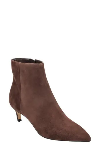 Marc Fisher LTD Itzia Bootie in Dark Brown at Nordstrom Rack, Size 8.5 | Nordstrom Rack
