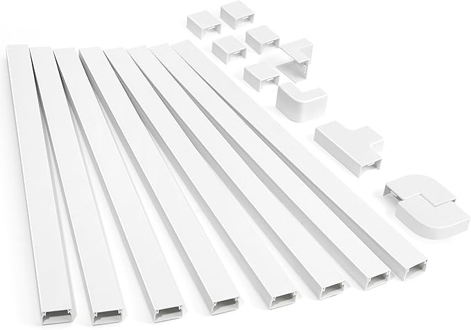 126in Cord Hider Kit, ZhiYo Cord Covers for Wall Mounted TV, Paintable Wire Cover for Cords, TV C... | Amazon (US)