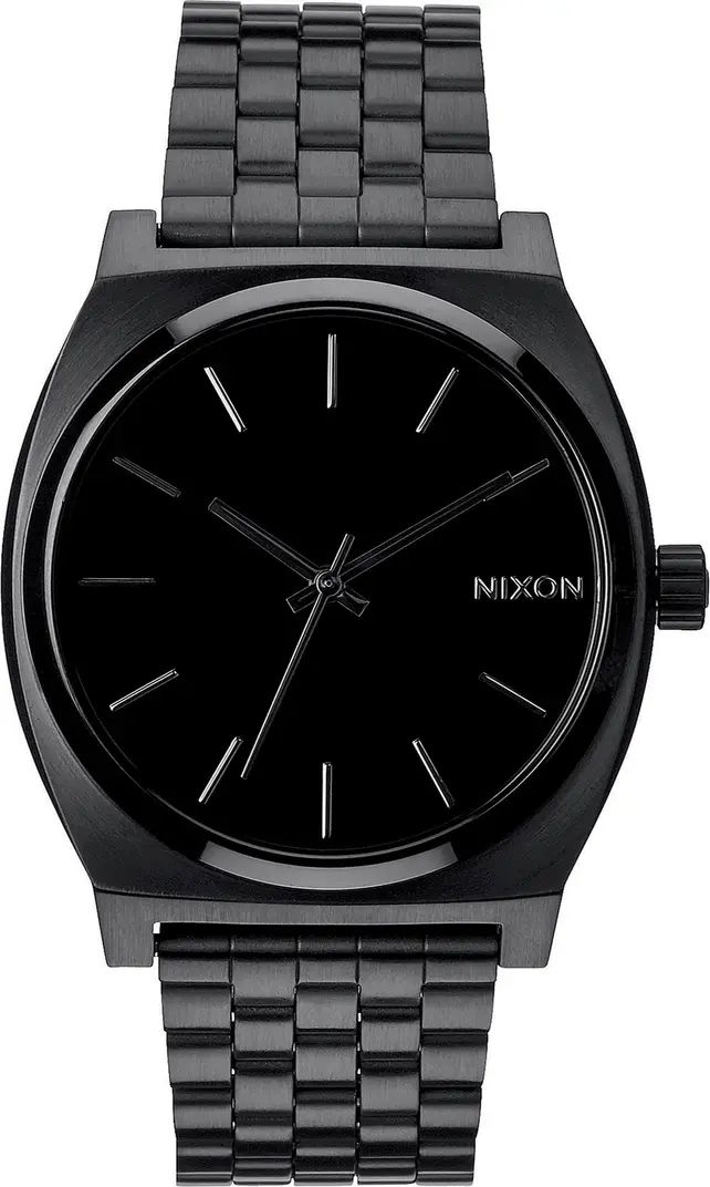 Nixon 'The Time Teller' Stainless Steel Bracelet Watch, 37mm | Nordstrom | Nordstrom