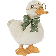 Hobby Lobby Animal Figurines with Glasses, Table Decor, Shelf Decor, Baby Shower Decor (Duck w/Gl... | Amazon (US)