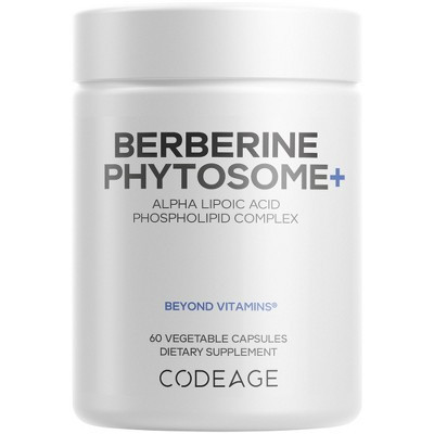 Codeage Berberine Phytosome Supplement - Berberine HCL, Alpha Lipoic Acid, Phospholipid Complex - 60ct | Target