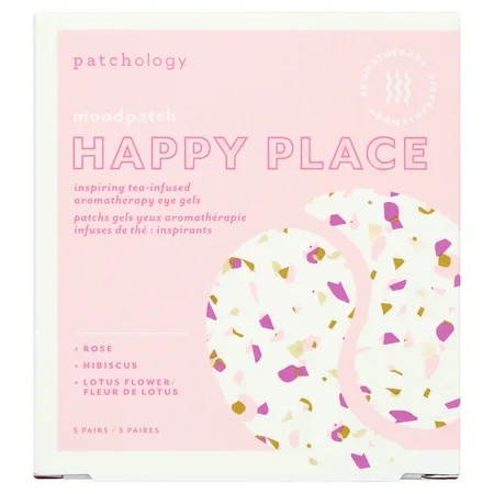 Patchology Moodpatch Happy Place Under Eye Masks for Puffiness and Wrinkles, 5 Pack | Walmart (US)