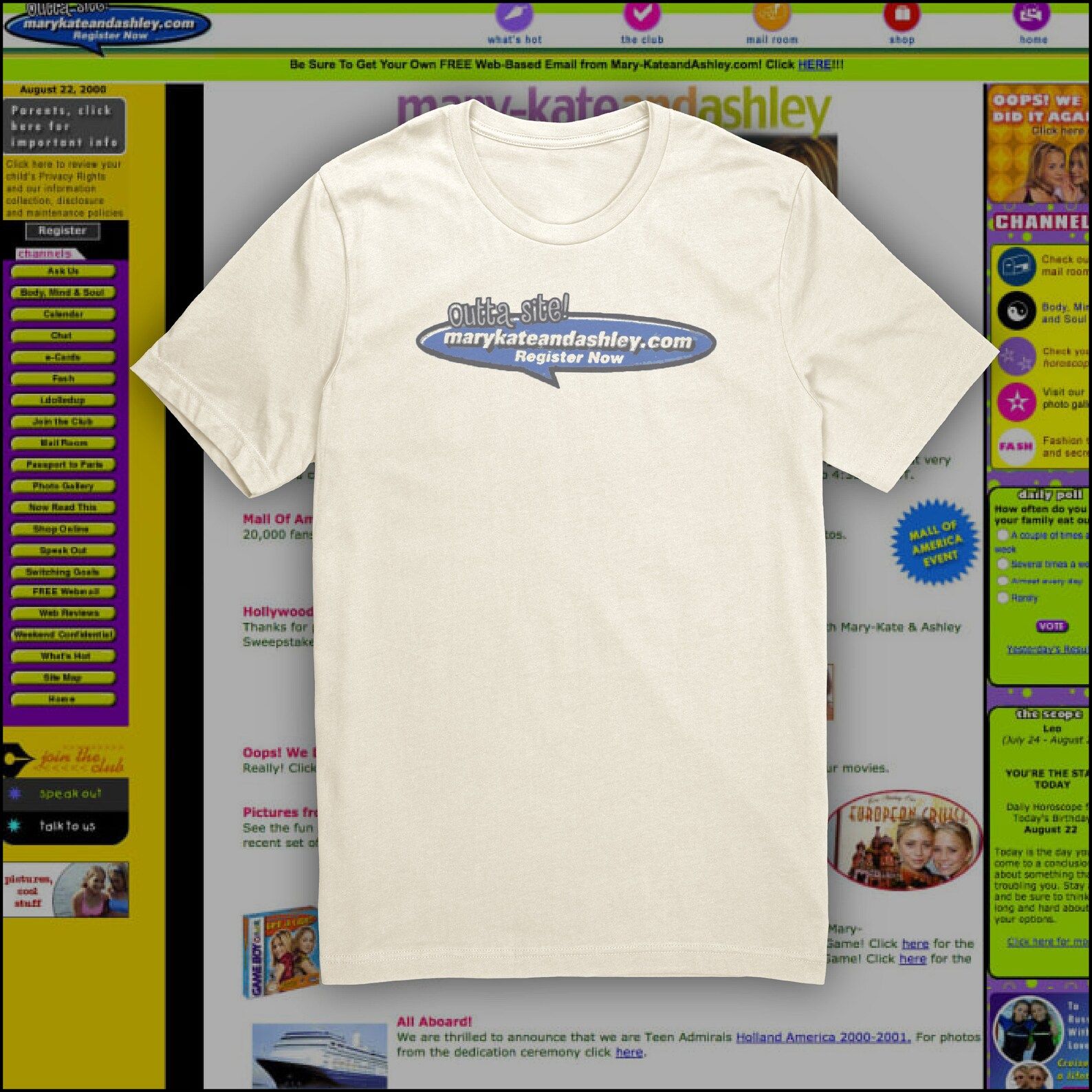 AOL KEYWORD: Mary-kate and Ashley Bootleg T-shirt - Etsy | Etsy (US)