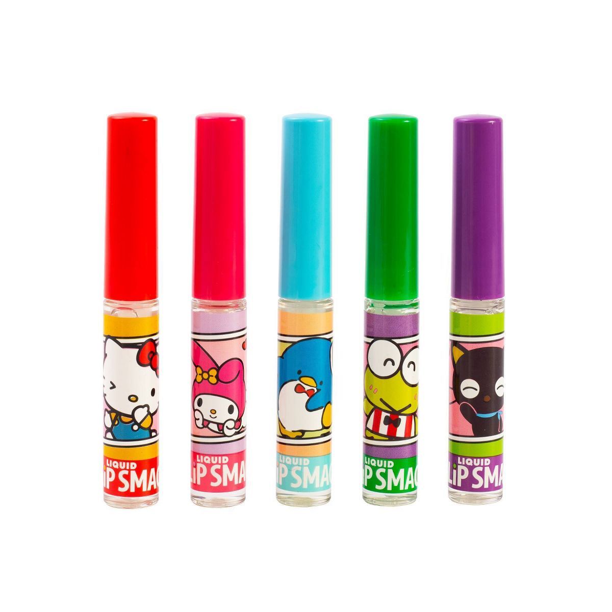 Lip Smacker Hello Kitty Liquid Lip Makeup Party Pack - Dark Pink - 0.45 fl oz/5pc | Target