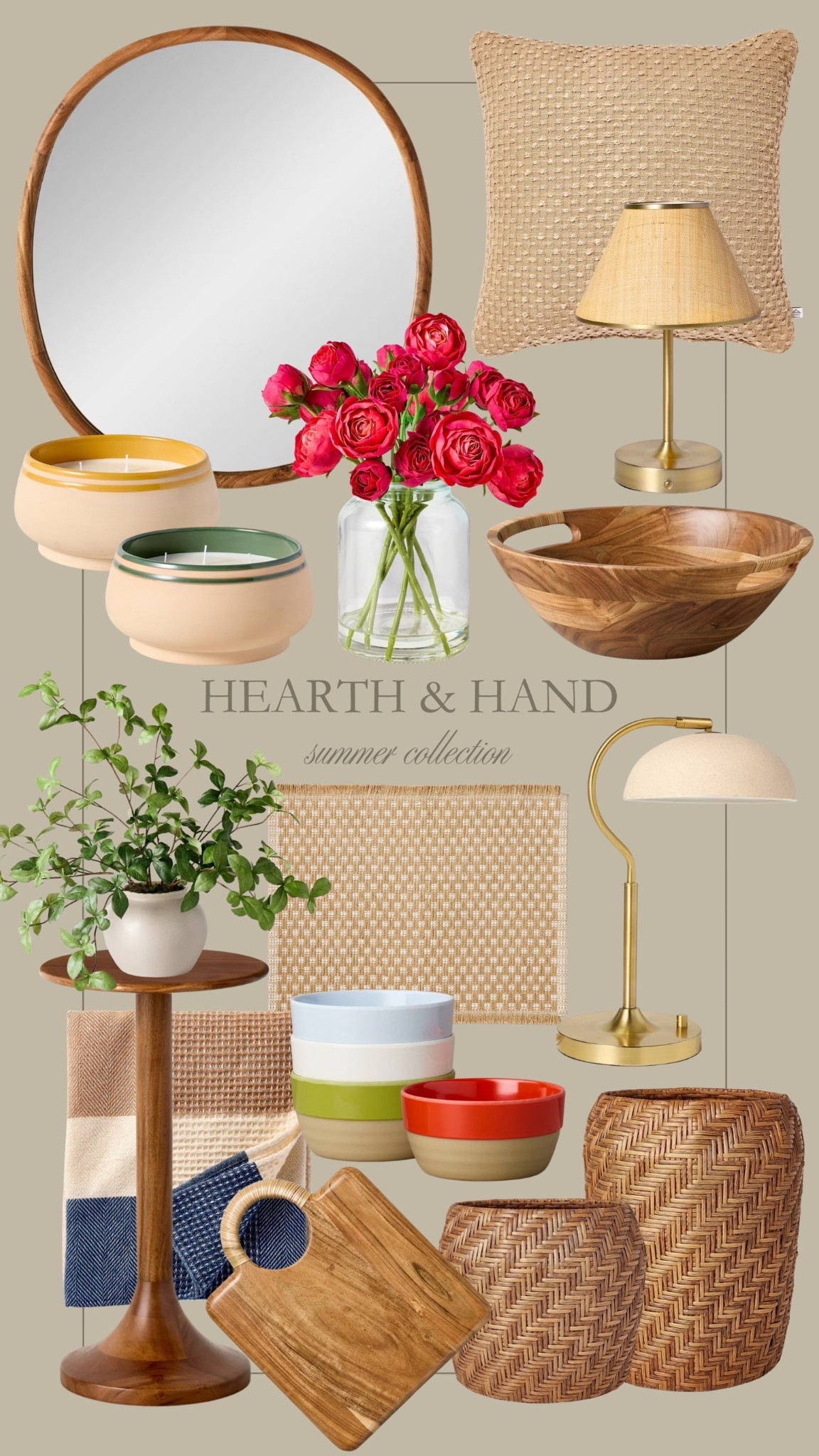 Hearth & Hand summer collection at Target 😍 Love the pops of color and the neutrals! 

#LTKSeasonal #LTKHome