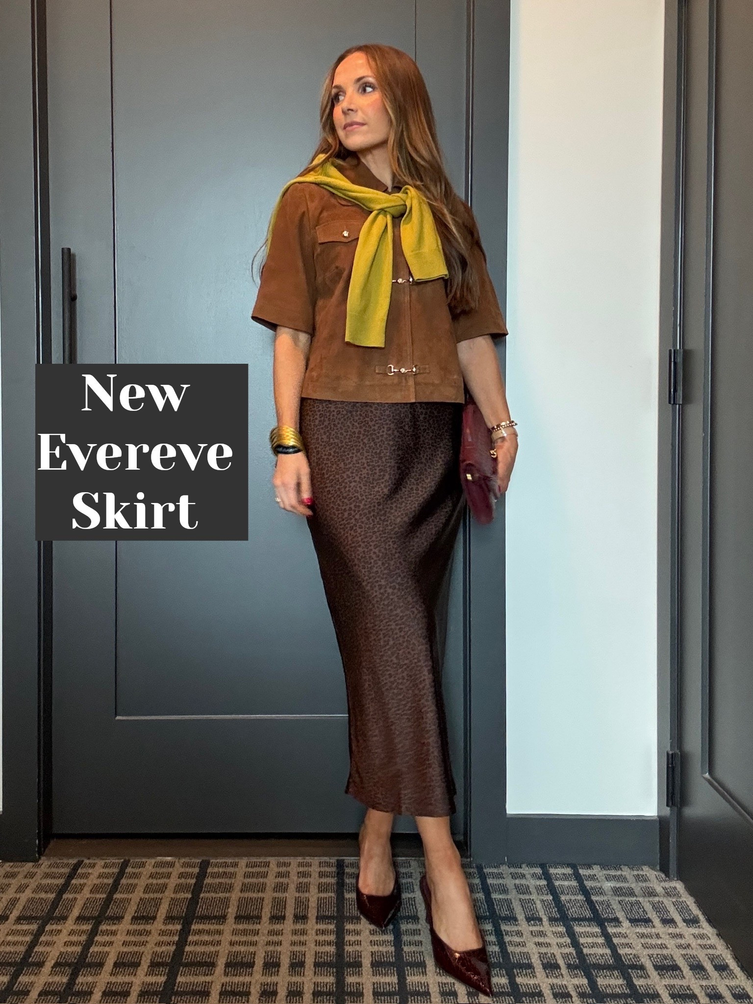 Loving the subtle print of this new @evereve skirt for fall- wearing a small

#LTKgrwm #LTKootd
