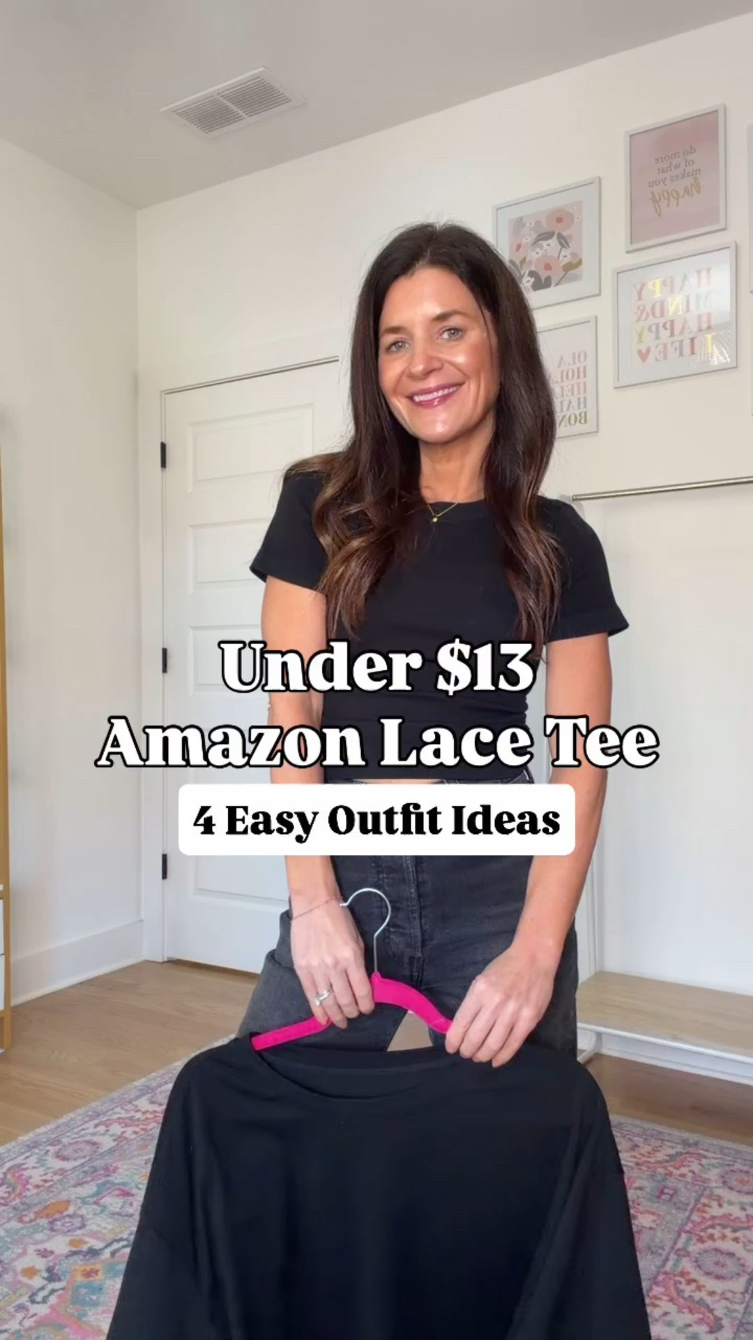 Lace Detail Tee - Tees is marked down to $13, not code needed 


#LTKSaleAlert #LTKFindsUnder50