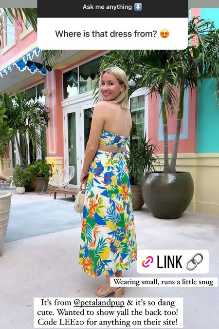 The cutest dress from Petal & Pup! Took it with me to the Bahamas and it was perfect 😍

#LTKStyleTip #LTKFindsUnder50 #LTKSeasonal