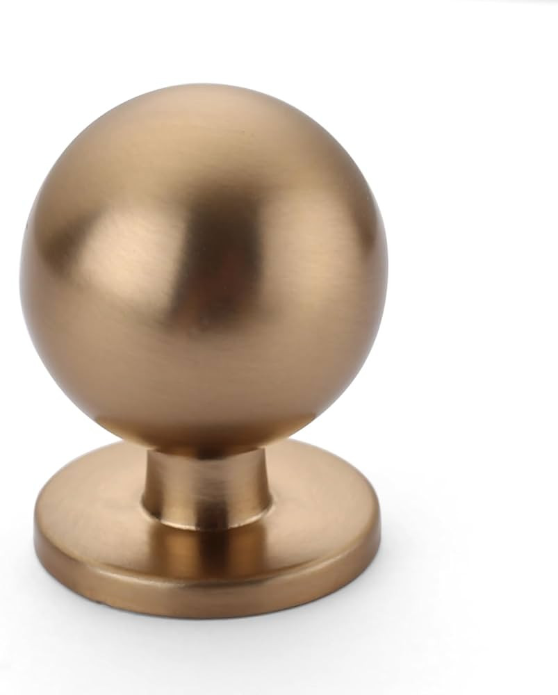 Asidrama 10 Pack Champagne Bronze Kitchen Cabinet Knobs, Cabinet Knobs Kitchen Cabinet Hardware f... | Amazon (US)