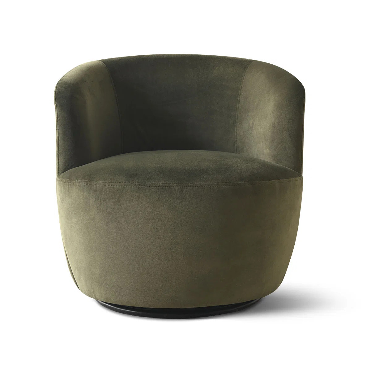Graclynn Velvet Swivel Barrel Chair | Joss & Main