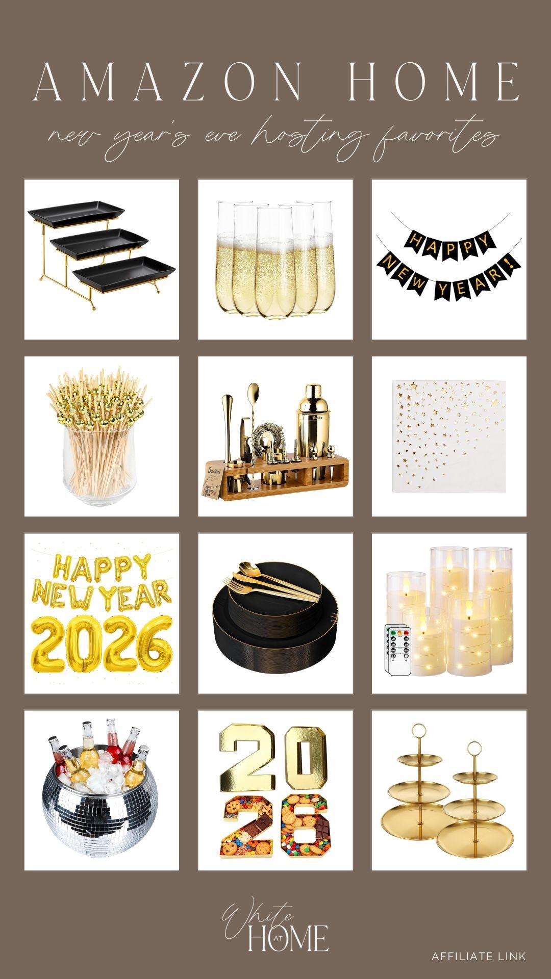 Amazon New Year’s Eve hosting finds and favorites! Whether celebrating as a family or inviting some friends over, these fun and festive finds are perfect for ringing in the new year! 

#LTKHoliday #LTKHome