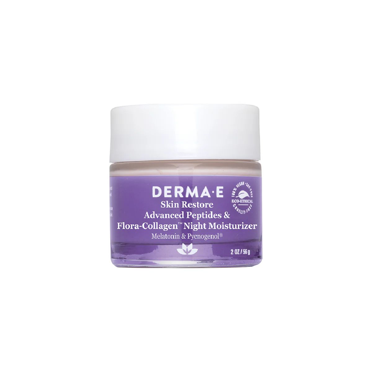 Derma E's Advanced Peptides and Flora Collagen Night Moisturizer | Derma E