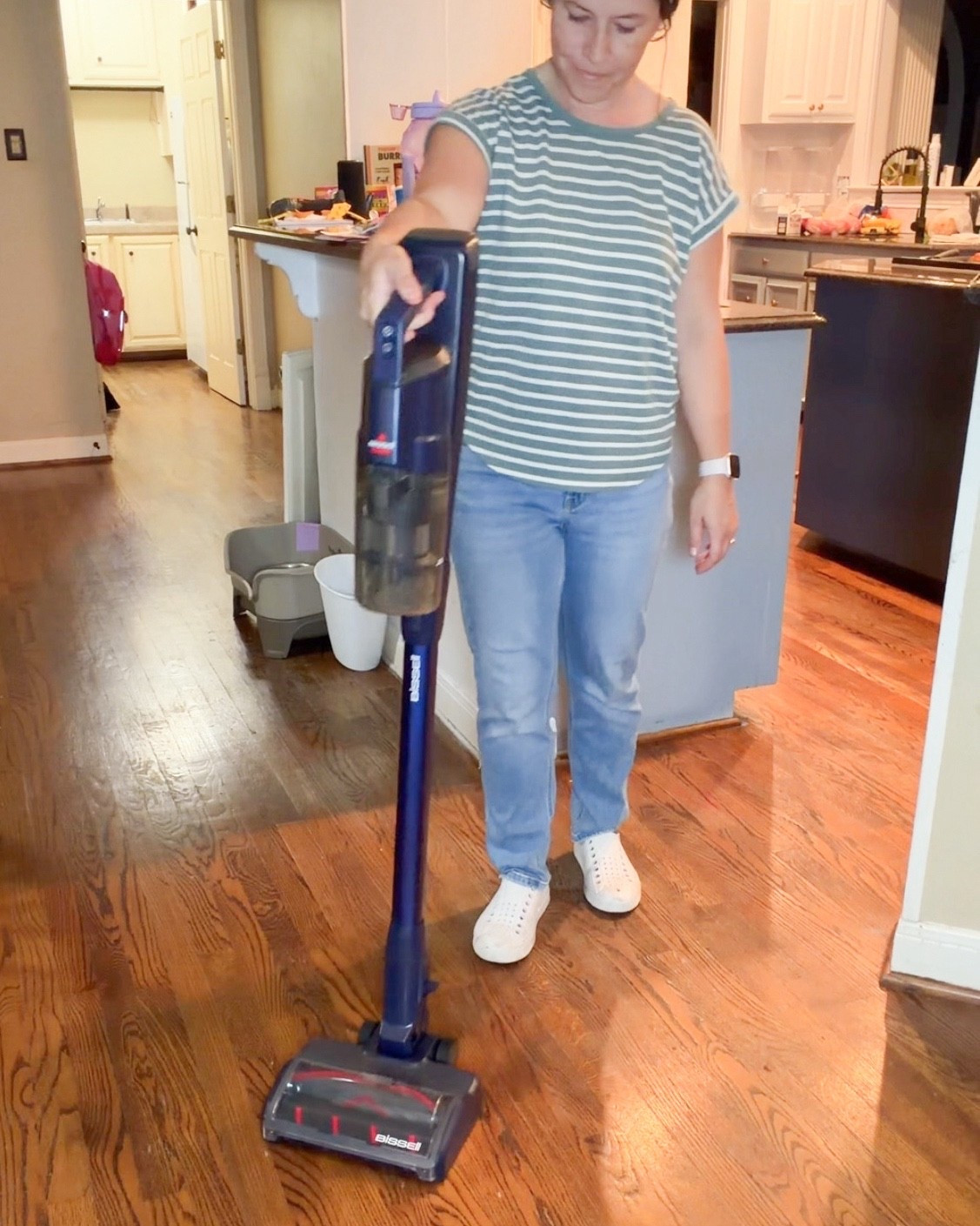 Easy weeknight resets with the BISSELL PowerClean DualBrush 🙌

#LTKSaleAlert #LTKHome