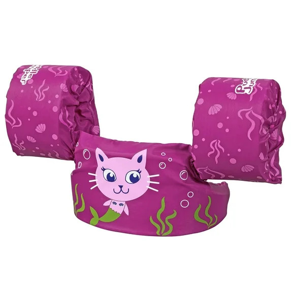 Puddle Jumper Fabric Kids Swim Flotation Vest with Armbands, 33-55lbs (15-25kg) Weight Capacity | Walmart (US)