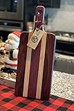 Premium Wood Serving Board/Bread Board/Cheese Board/Charcuterie Board With Handle | Amazon (US)