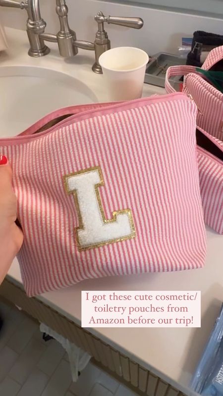 Love these cute initial stripe cosmetic and toiletry pouches from Amazon! 
These would make a great gift idea for her!


#LTKFindsUnder50 #LTKBeauty #LTKGiftGuide