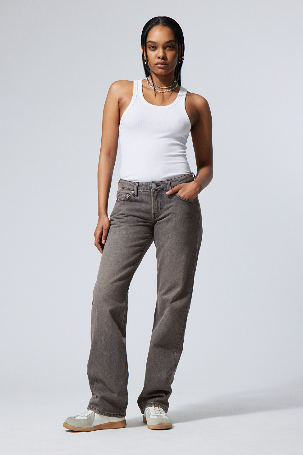 Arrow Low Straight Jeans | Weekday