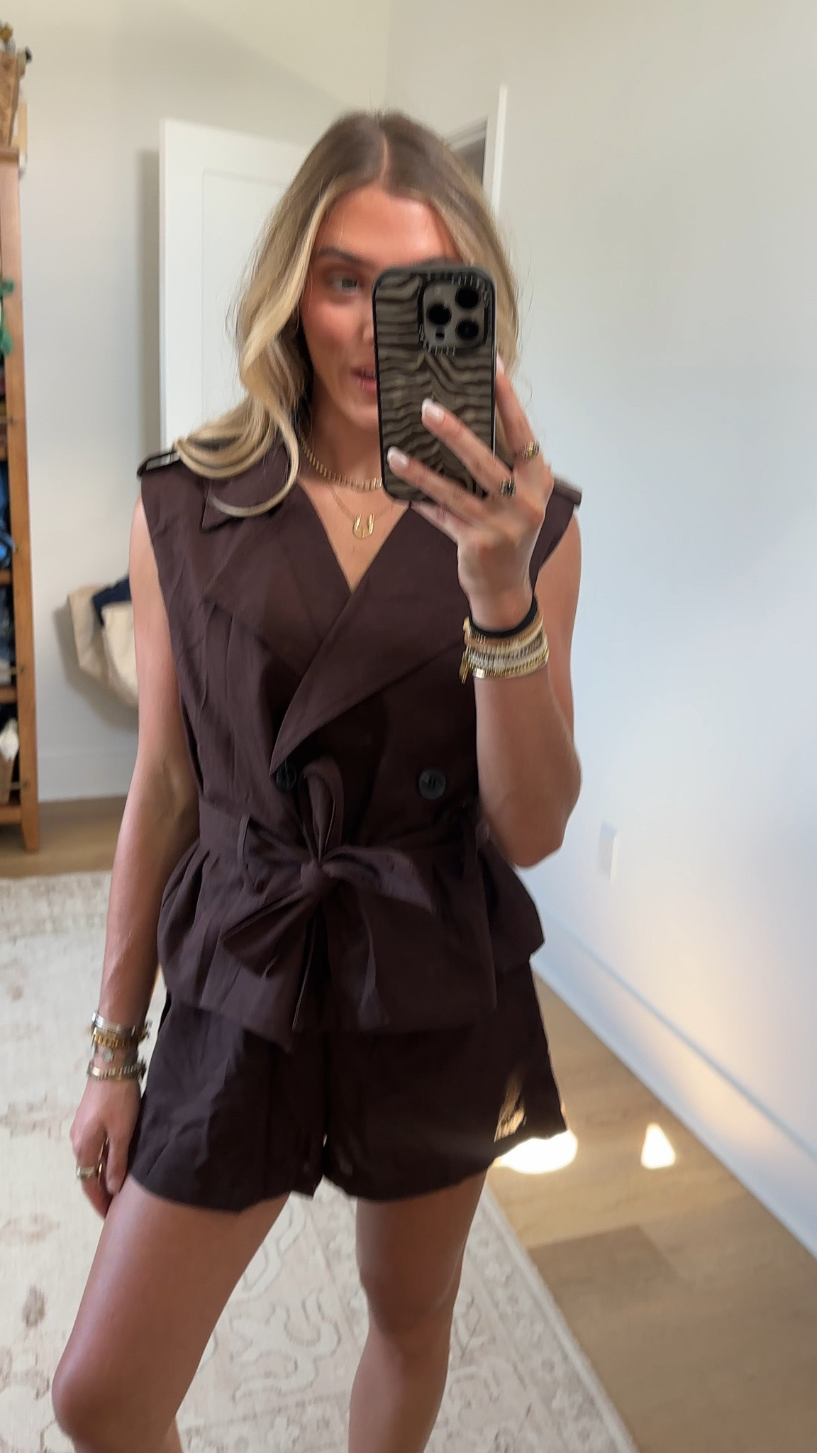 Amazon size small Womens 2 Pieces Vest Set Sleeveless Waistcoat and Shorts
Casual,Lightwight,Trendy,Work,Sleeveless,with Belt

#LTKootd #LTKSaleAlert #LTKSeasonal
