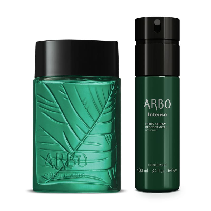 Combo Presente Arbo Intenso: Desodorante Colônia 100ml + Body Spray 100ml | oBoticario (BR)