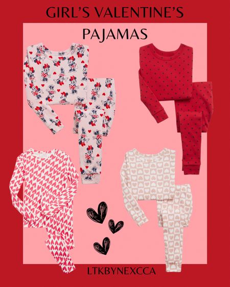 Girl’s Valentine’s Day Pajamas ❤️✨

#LTKSeasonal #LTKsalealert #LTKkids