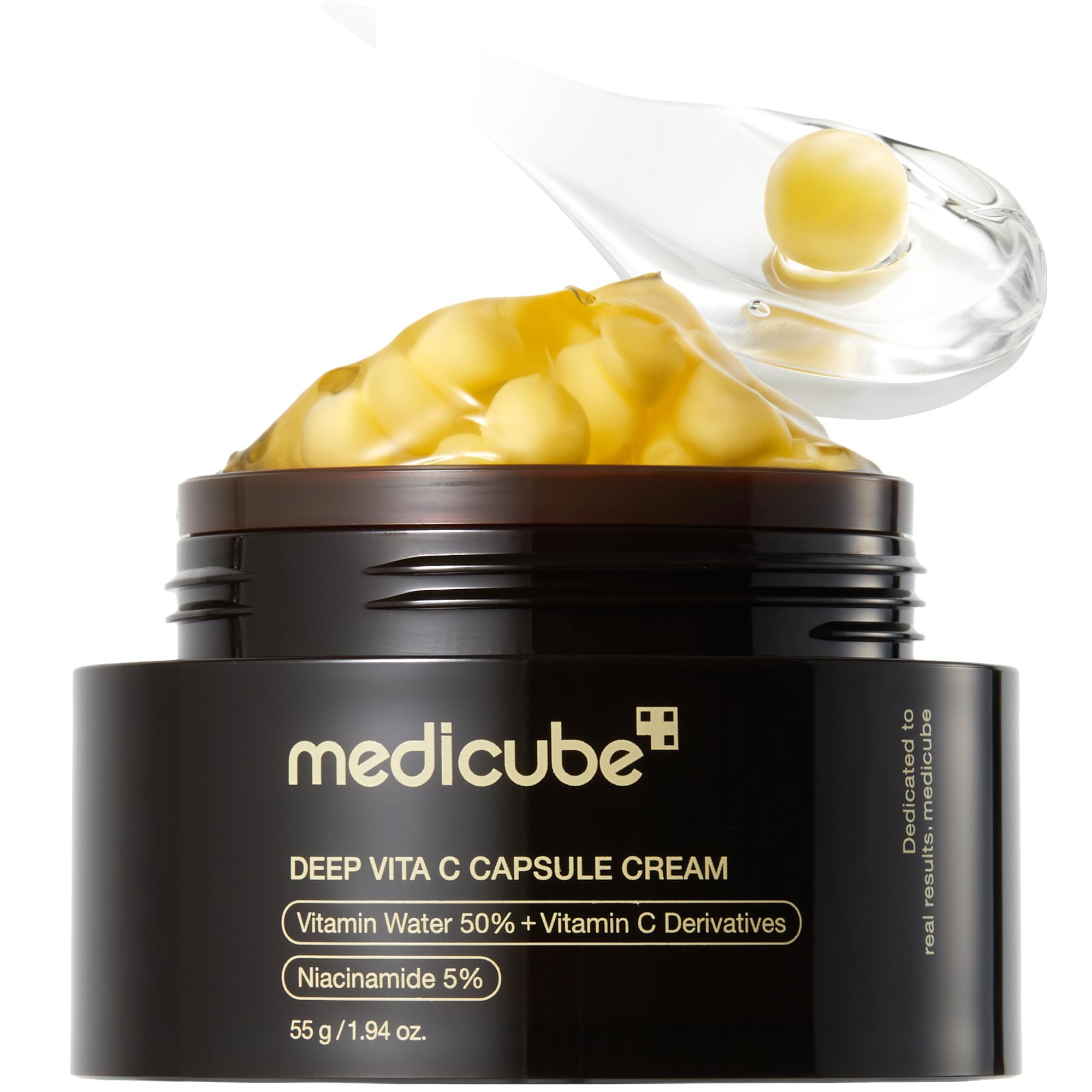 medicube Capsule Cream with Deep Vitamin C | Liposome Vitamin C Golden Capsule for Radiance & Fir... | Amazon (US)