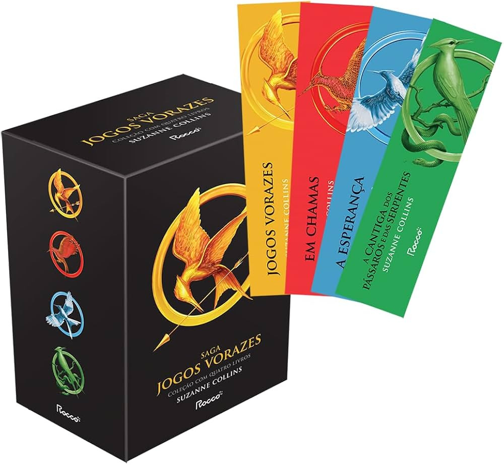 Saga Jogos Vorazes: Coleção com quatro livros (com marcadores) | Amazon (BR)