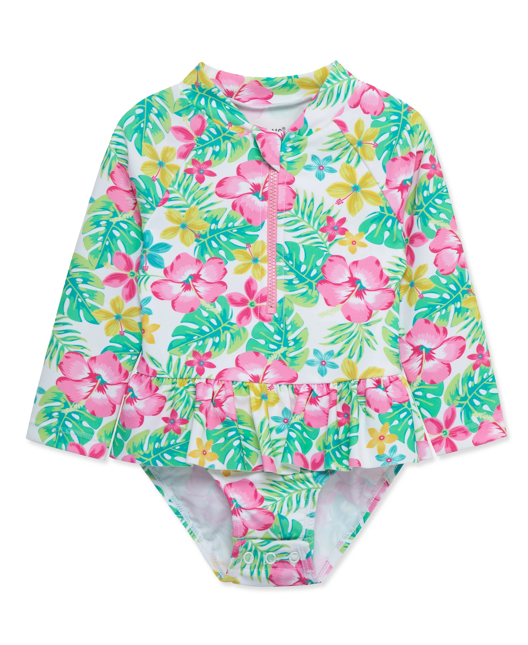 Tropical 1-Piece Rashguard Swimsuit (6M-24M) | Little Me