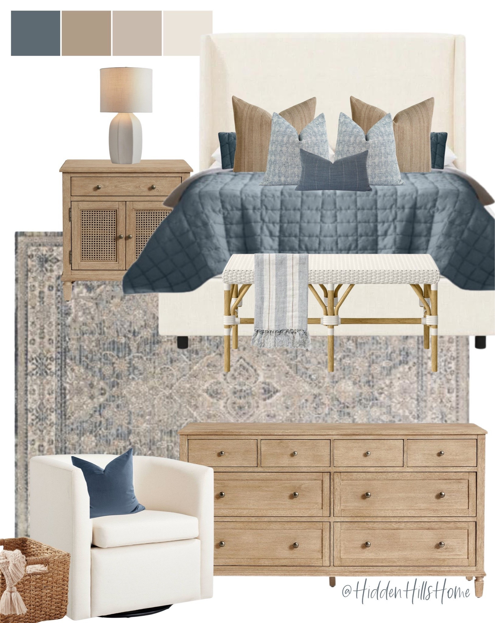 Master bedroom decor mood board, bedroom design ideas, bedroom inspiration #bedroom

#LTKHome #LTKSaleAlert