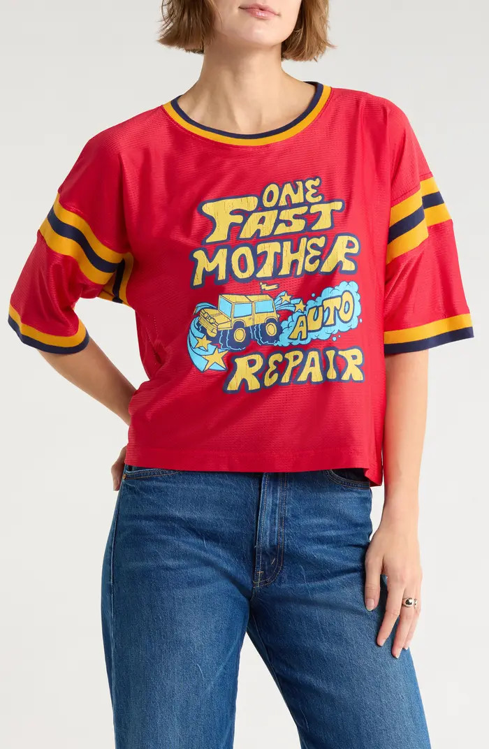 MOTHER The Fast Fred Footballer Graphic T-Shirt | Nordstromrack | Nordstrom Rack