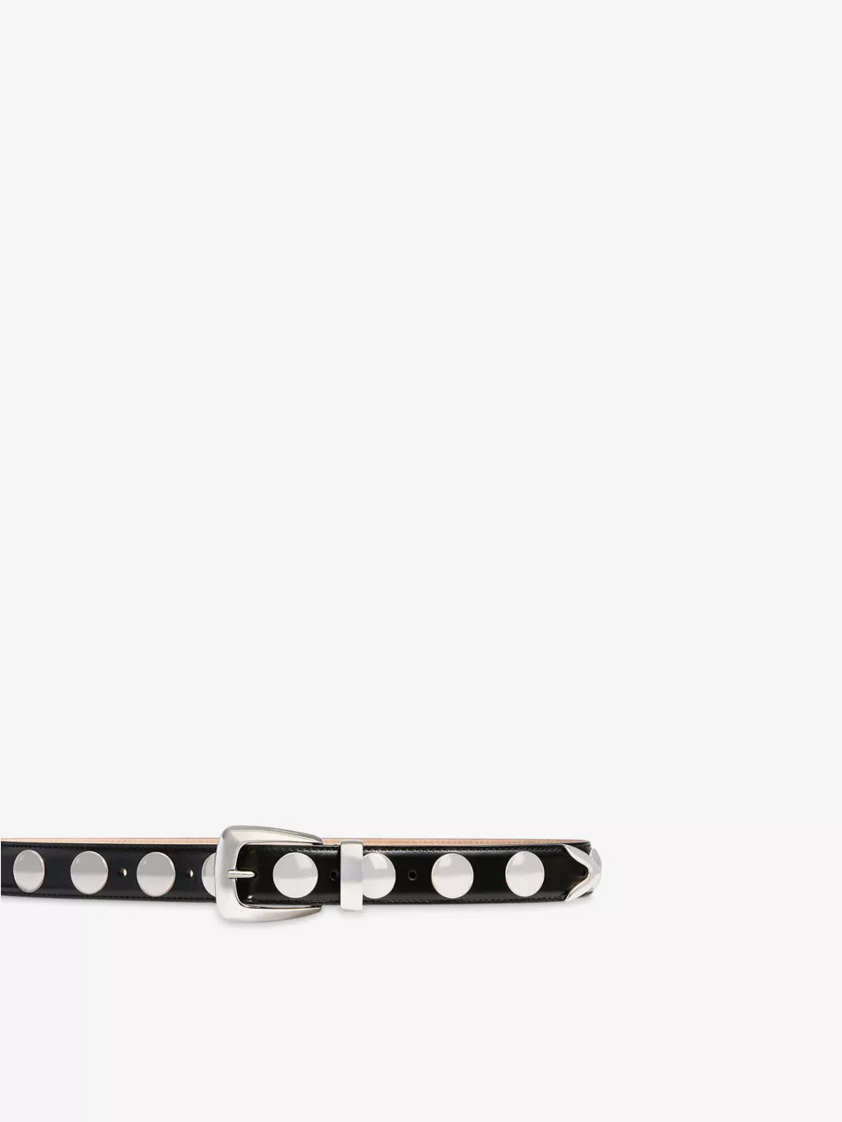 Benny Studded Leather Belt | Selfridges