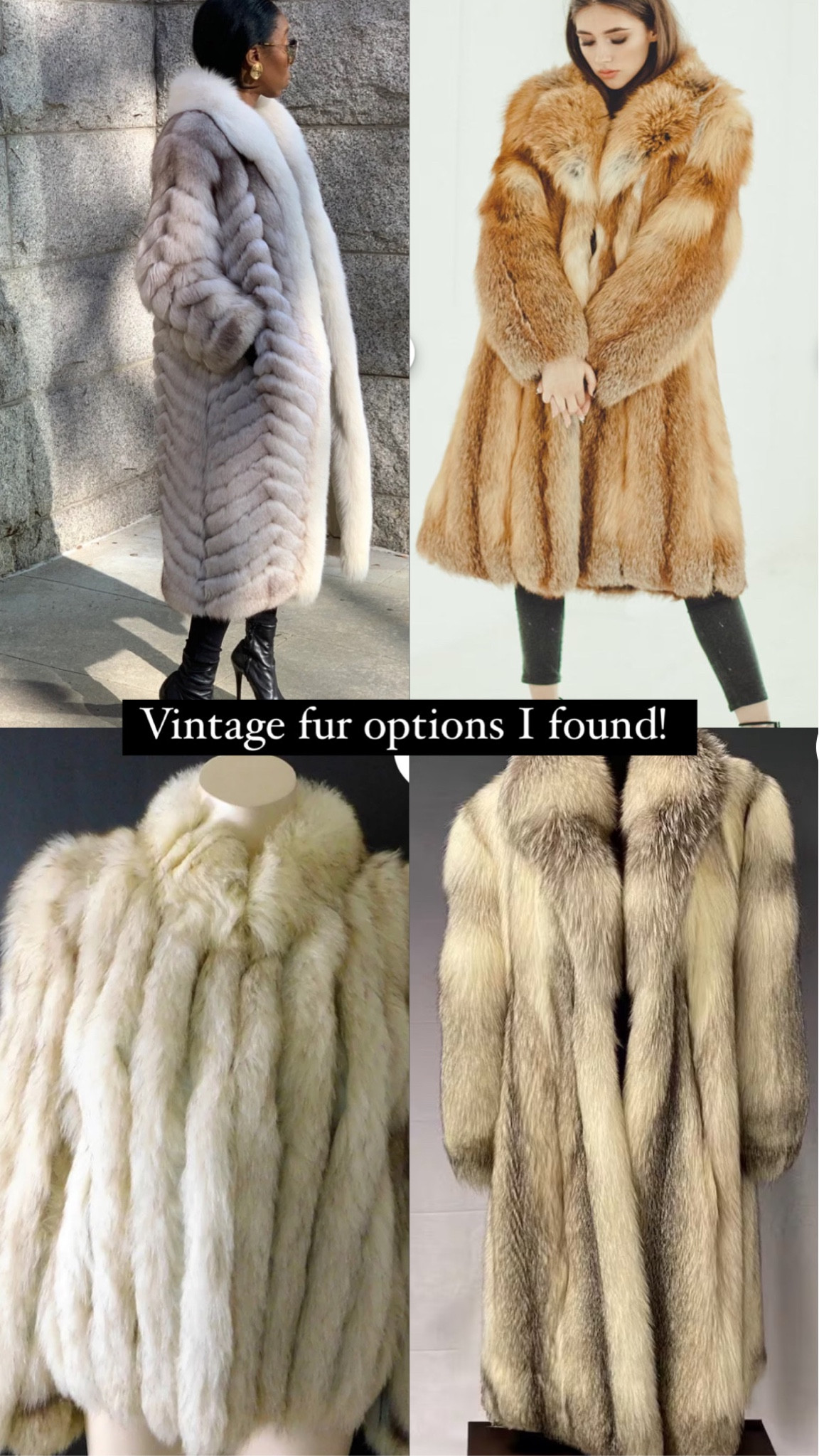 Vintage fur coats, fur coat finds. Winter coats, 

#LTKstyletip #LTKSeasonal