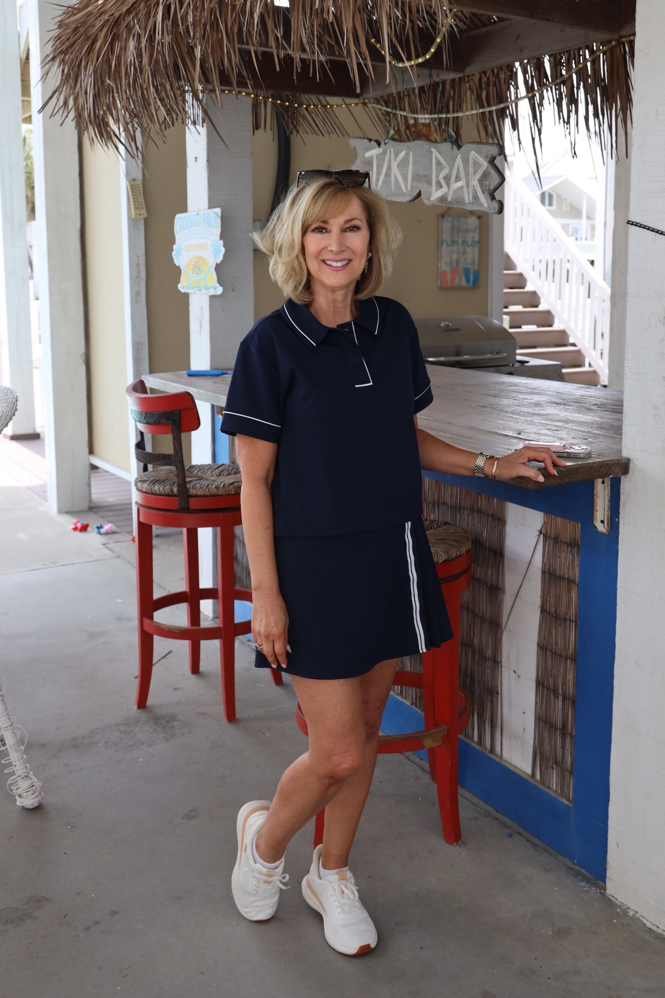 Skort and cropped polo! 

#LTKSaleAlert #LTKSeasonal #LTKOver40