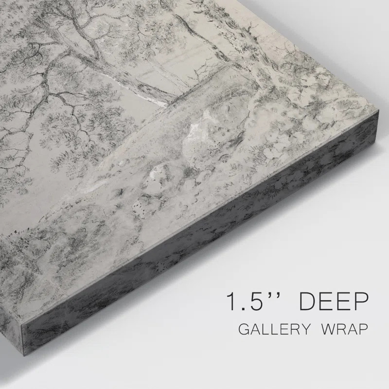 Winston Porter Vintage Sketch LXXXVIII Framed On Canvas Print | Wayfair | Wayfair North America