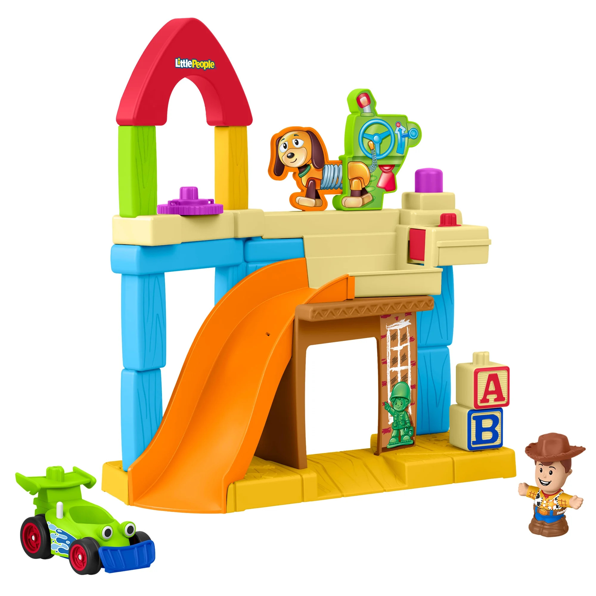 Fisher-Price Little People Disney & Pixar Toy Story Andy's Room Toddler Playset, Woody & RC Vehic... | Walmart (US)