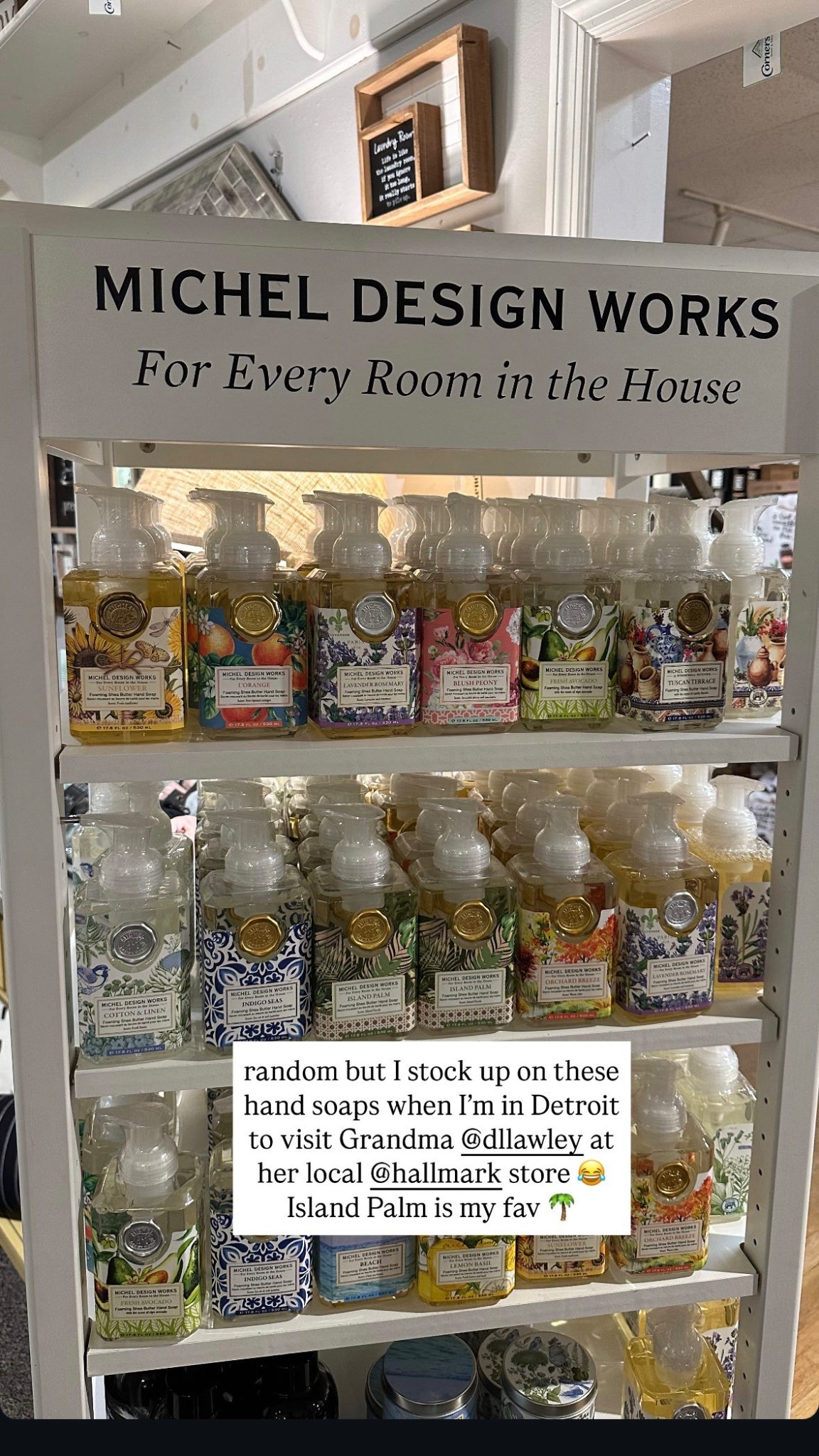 Michel Design Works
Hand soap
Gift idea 

#LTKFindsUnder50 #LTKHome