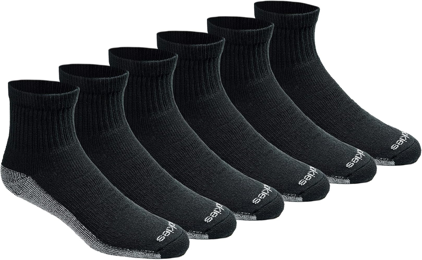 Dickies Men's Dri-Tech Moisture Control Quarter Socks, Available in M-XXL (6, 12, 18 Pairs) | Amazon (US)