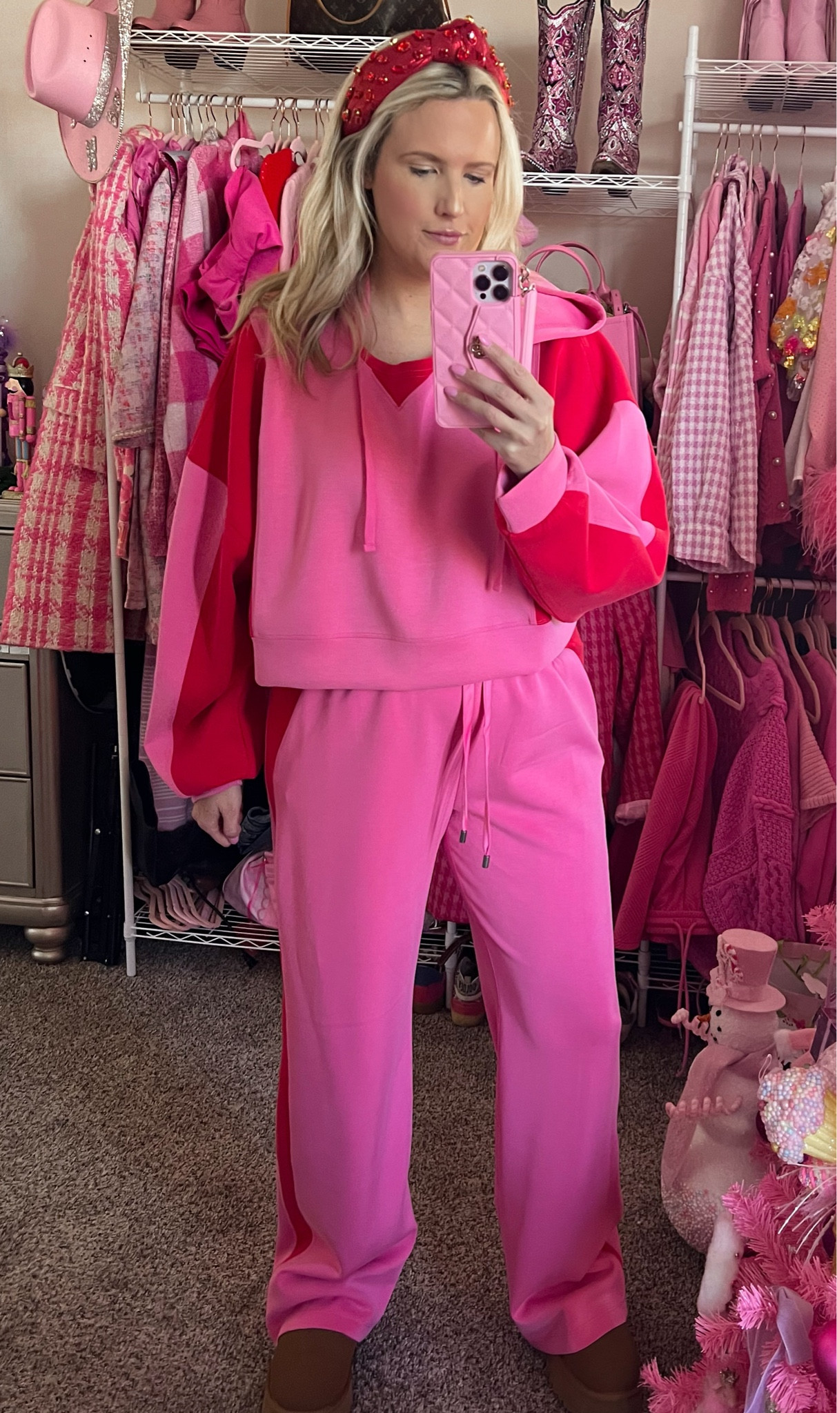 Travel set
Matching set
Pink and red set
Super soft winter set
Coloring crop hoodie
Color block pants
Set on sale
Valentine’s Day set
Loungewear
Amazon finds
Platform slippers 

#LTKSaleAlert #LTKSeasonal #LTKFindsUnder100